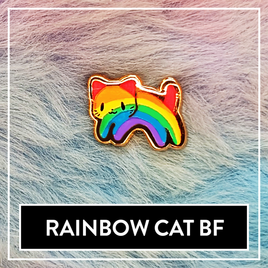 Paws'n'Pride Rainbow Cat Boardfiller enamel pin