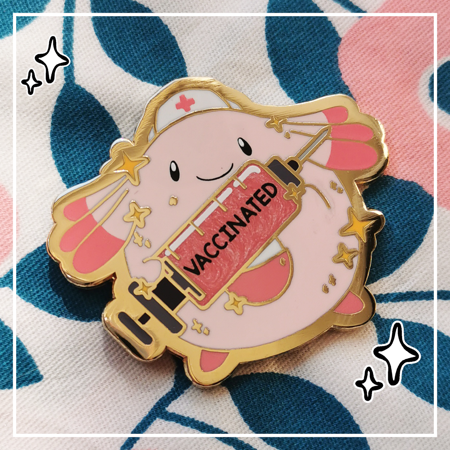 Nurse Chansey Enamel Pin
