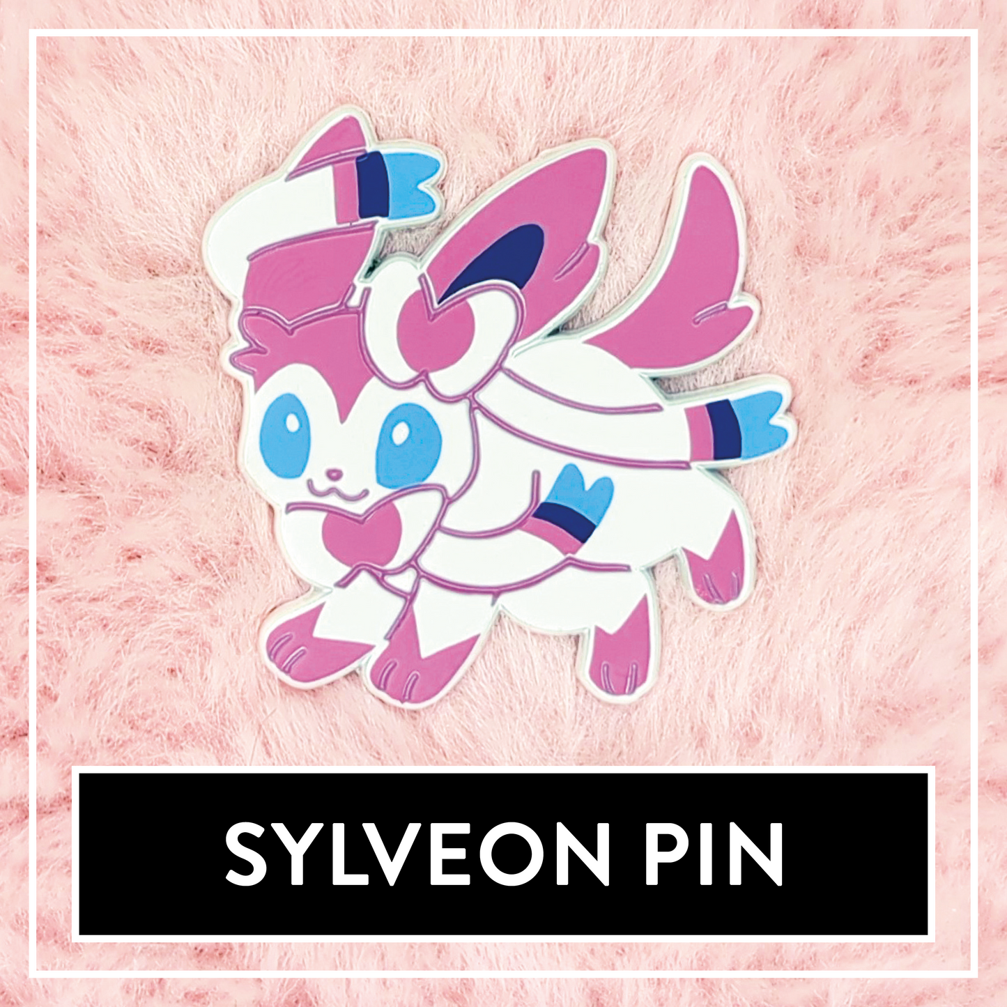 Sylveon Enamel Pin - Myuna's Eeveelution Series