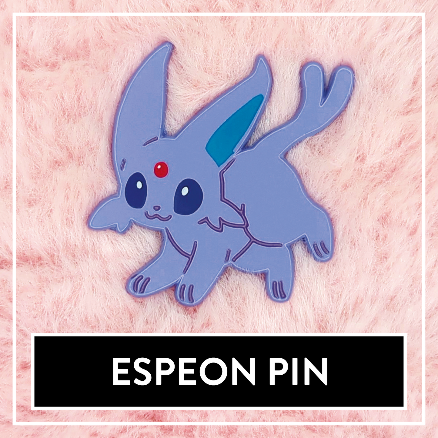 Espeon Enamel Pin - Myuna's Eeveelution Series