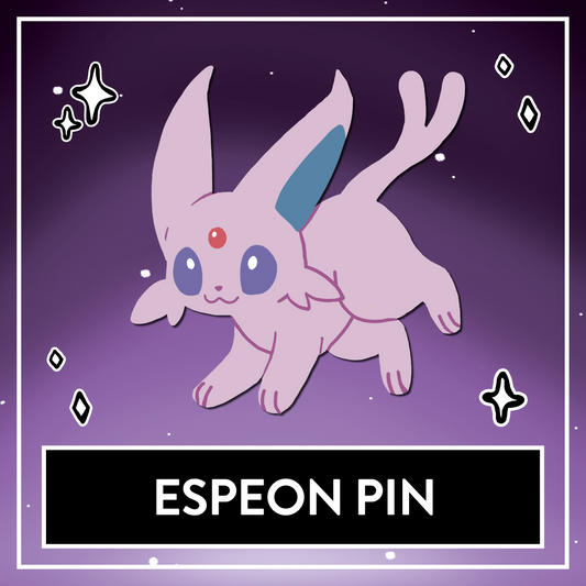 Espeon Enamel Pin - Myuna's Eeveelution Series