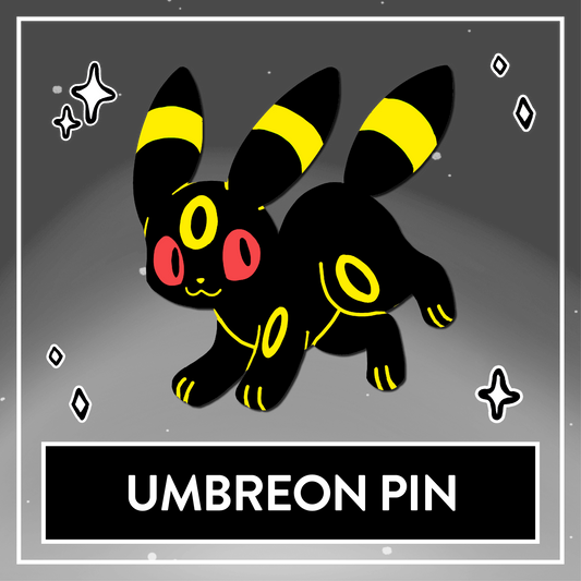 Umbreon Enamel Pin - Myuna's Eeveelution Series