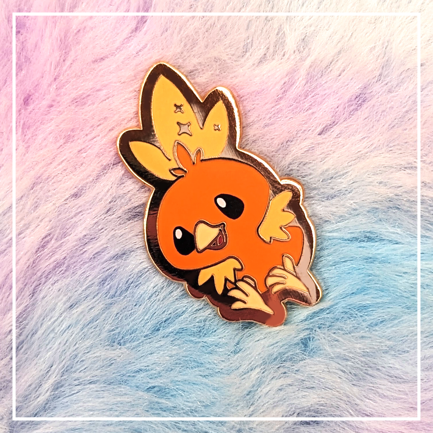 Torchic Mini Starter Hard Enamel Pin