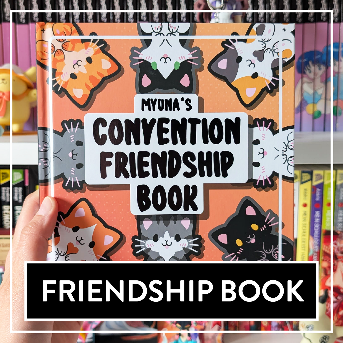 Convention Friendship Book Hardcover - Con Friendship Book, Calendar & Coloring Book, Scrapbooking