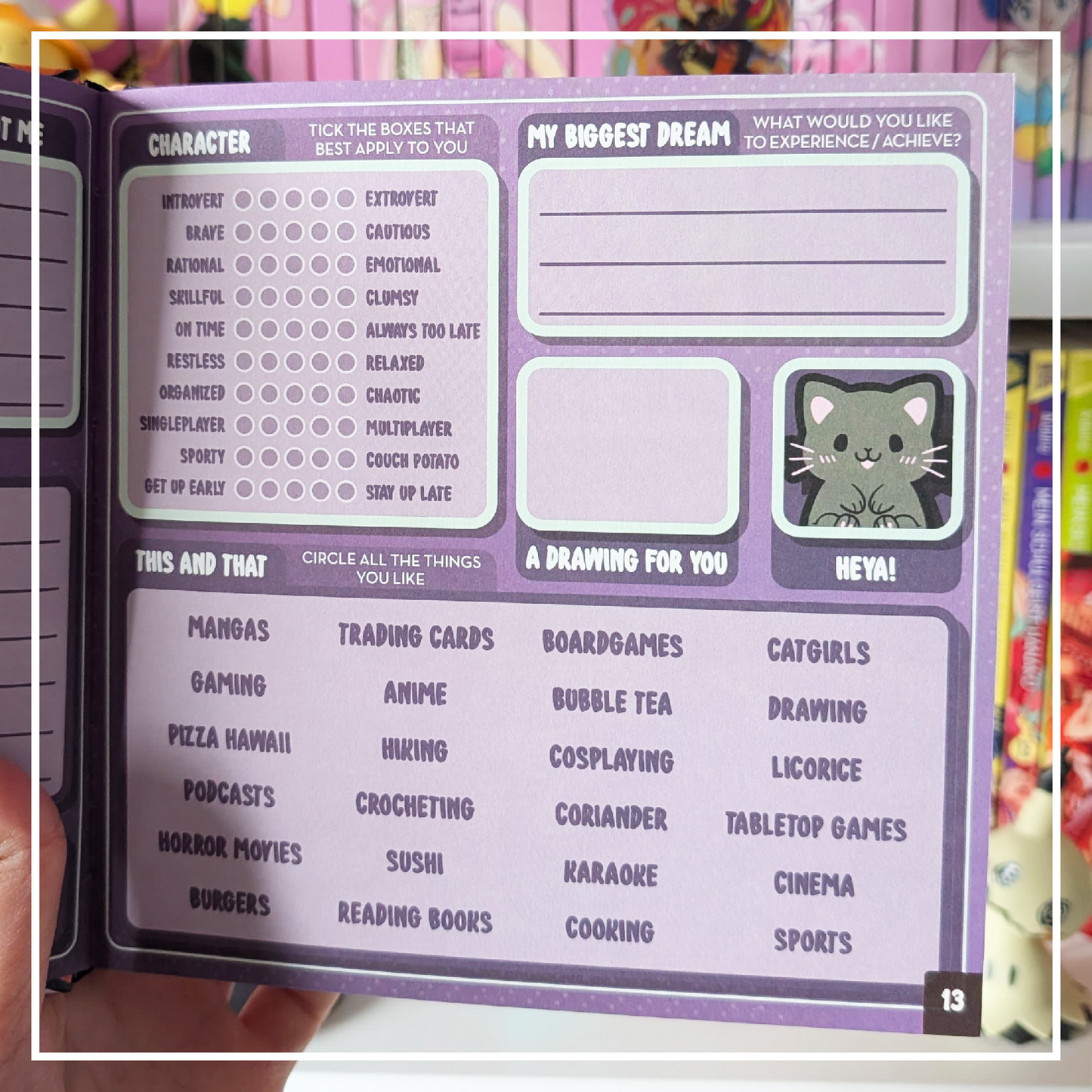 Convention Friendship Book Hardcover - Con Friendship Book, Calendar & Coloring Book, Scrapbooking