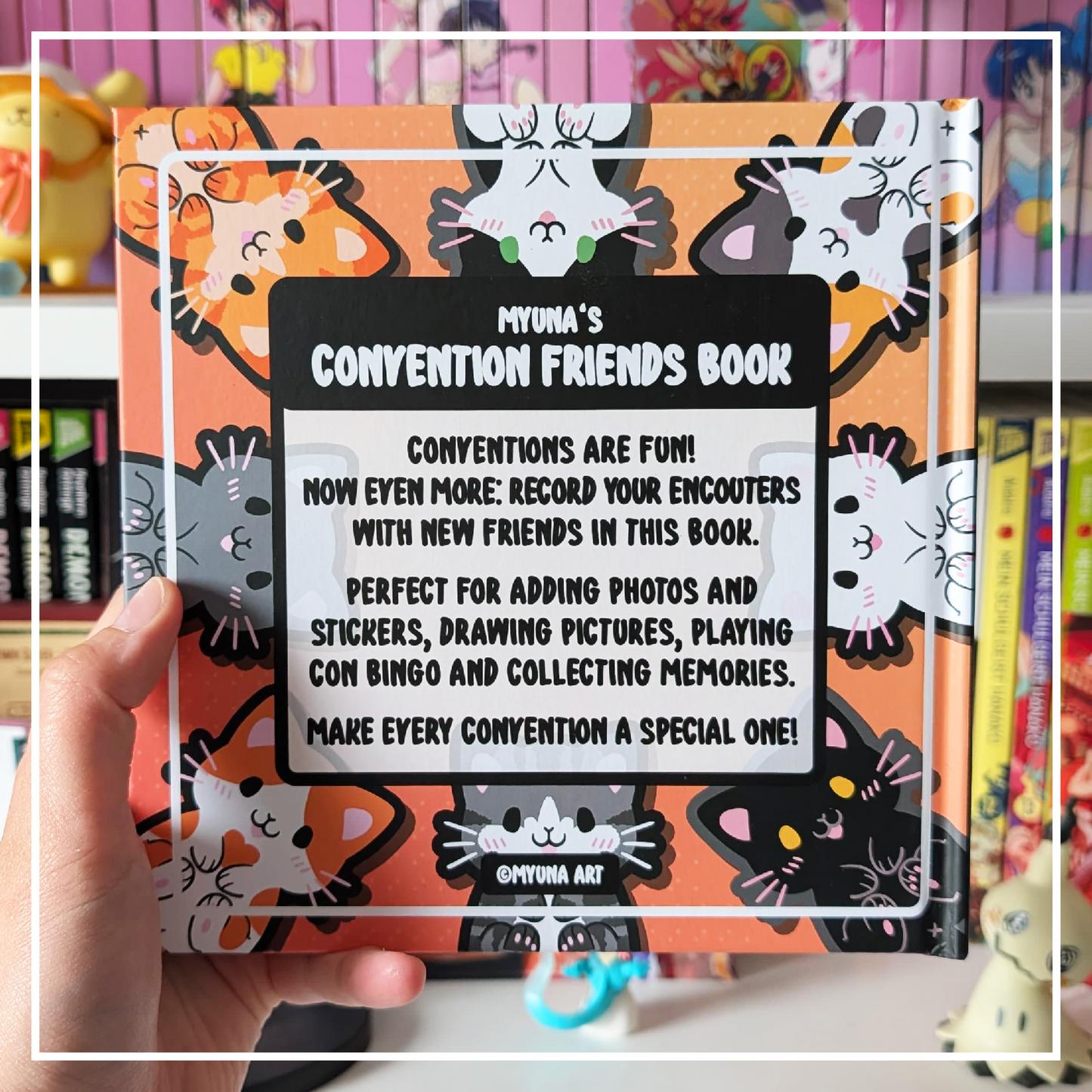 Convention Friendship Book Hardcover - Con Friendship Book, Calendar & Coloring Book, Scrapbooking