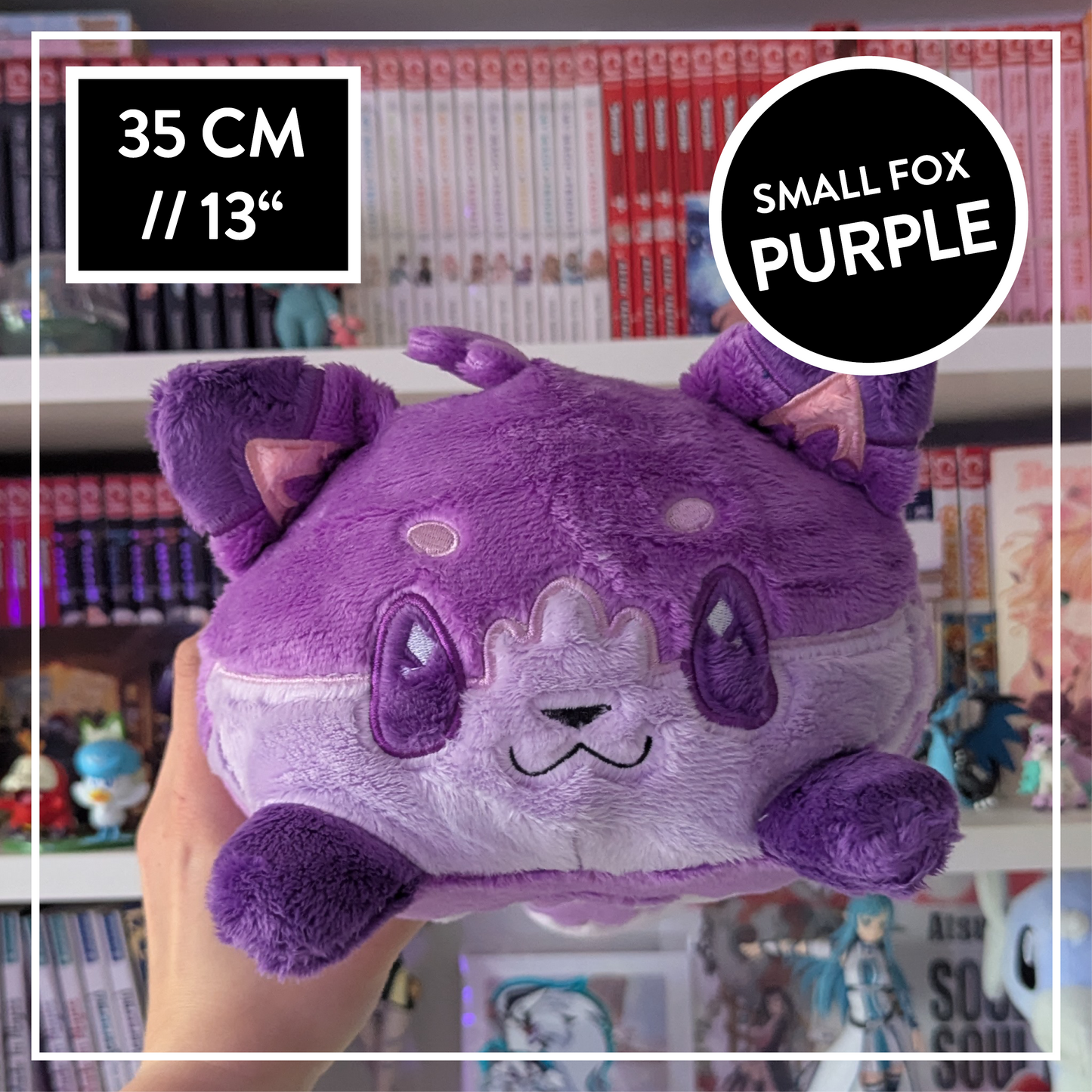 PREORDER Super soft Fox Plush in 5 different colors and 2 different sizes - cute Fox Pillow