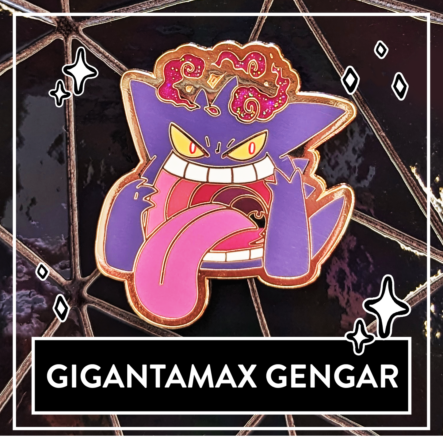 Gigantamax Gengar Enamel Pin