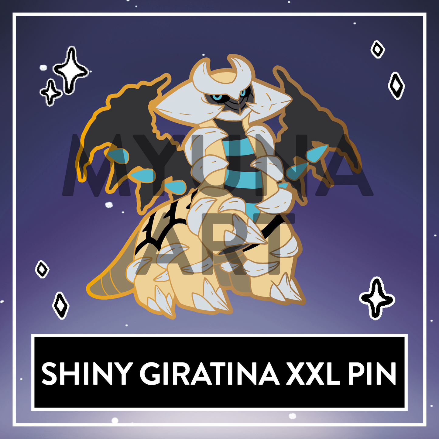 Shiny Giratina XXL Pin – May 2025 Patreon PinClub Pin