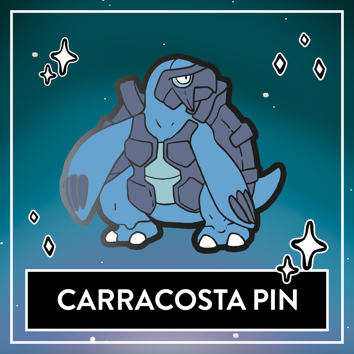 Carracosta Enamel Pin