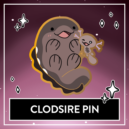 Clodsire & Wooper enamel pin