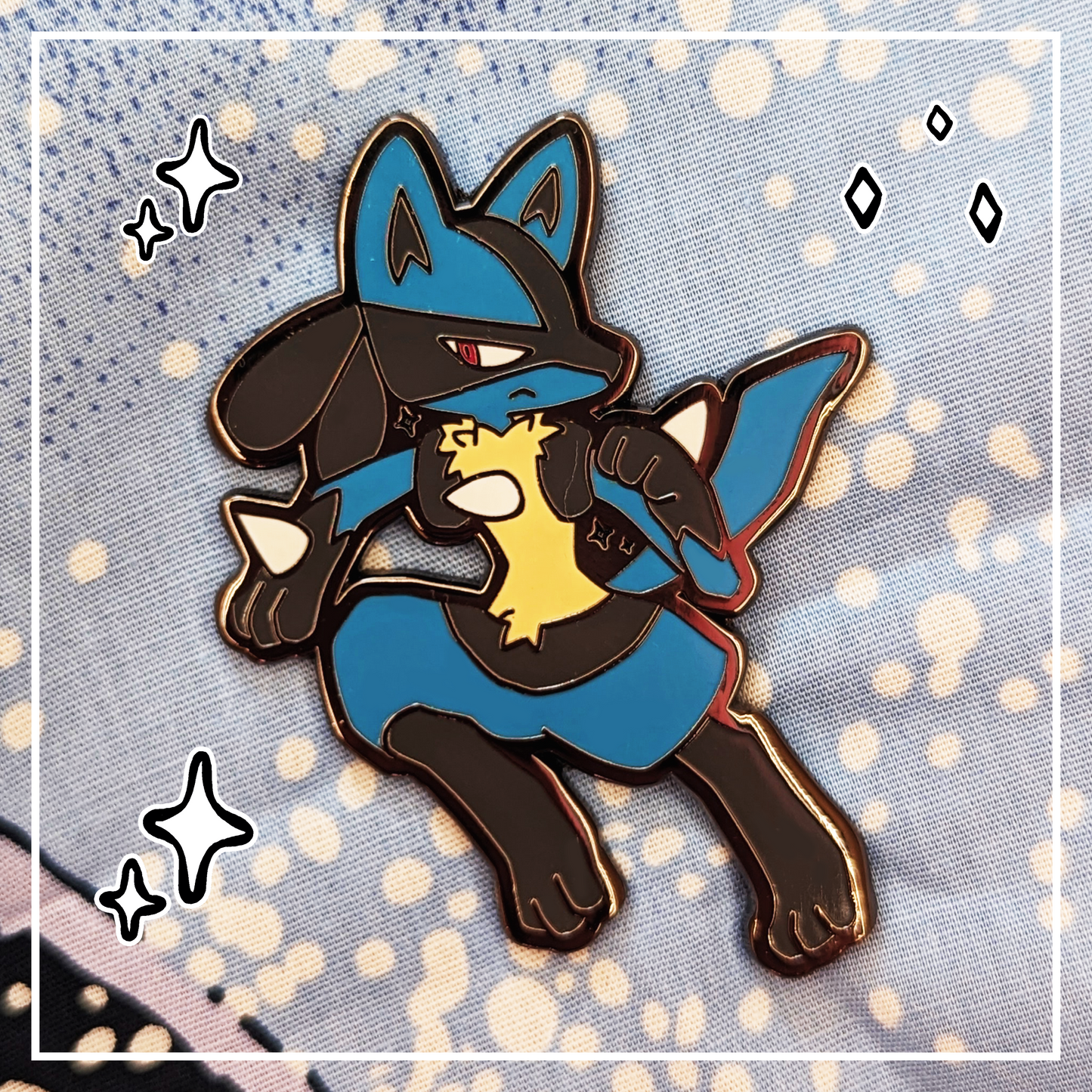 Lucario Hard Enamel Pin