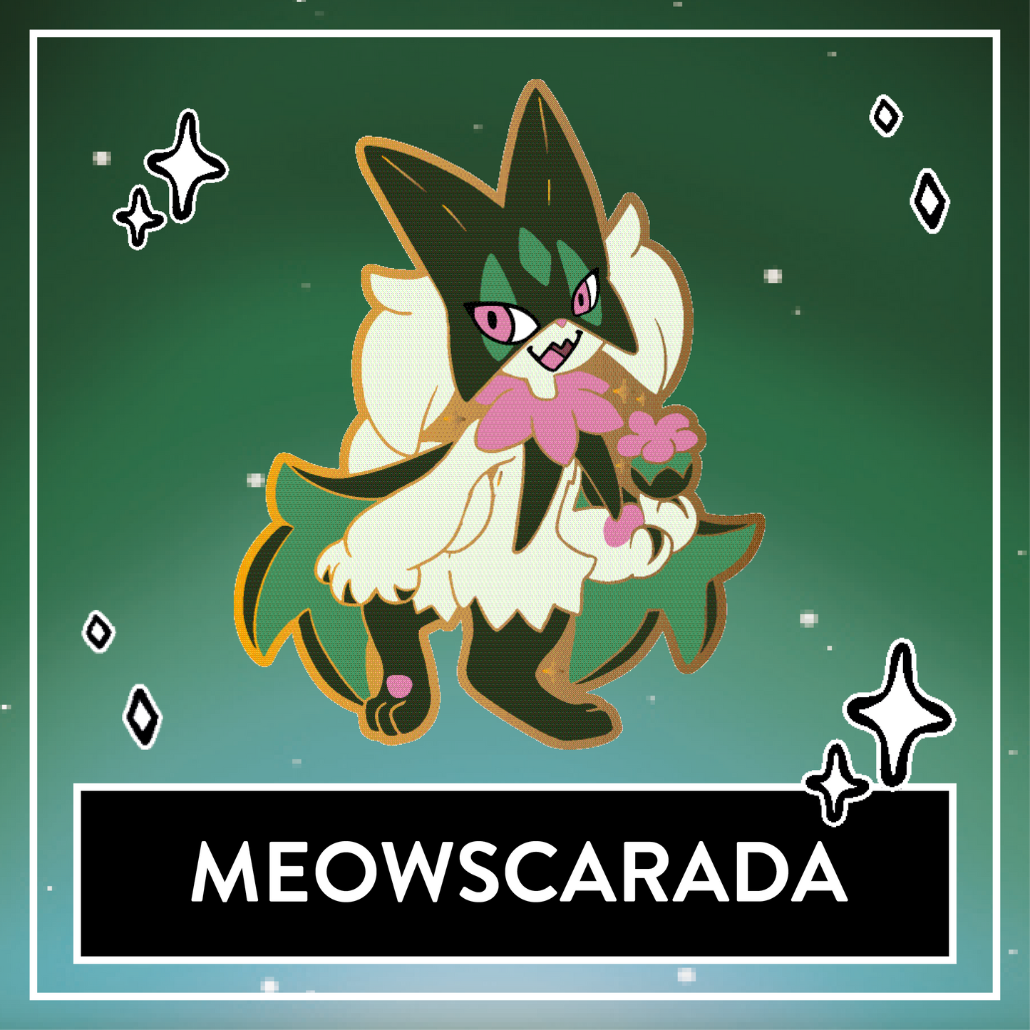 Meowscarada Pin - June 2024 Patreon PinClub Pin