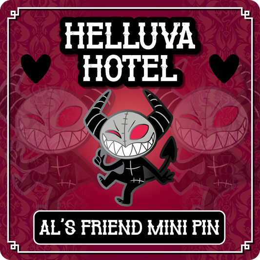 PREORDER Alastor's Friend - Hazbin Hotel // Helluva Hotel Mini Pin