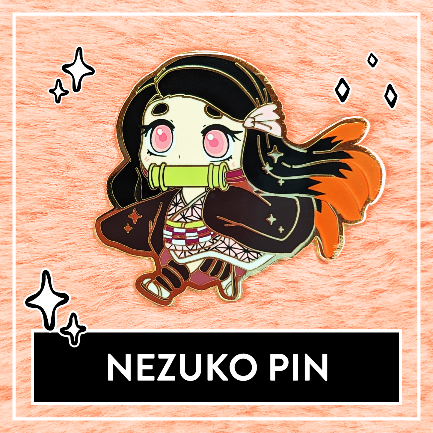 Nezuko Kamado - Demon Slayer Hard Enamel Pin
