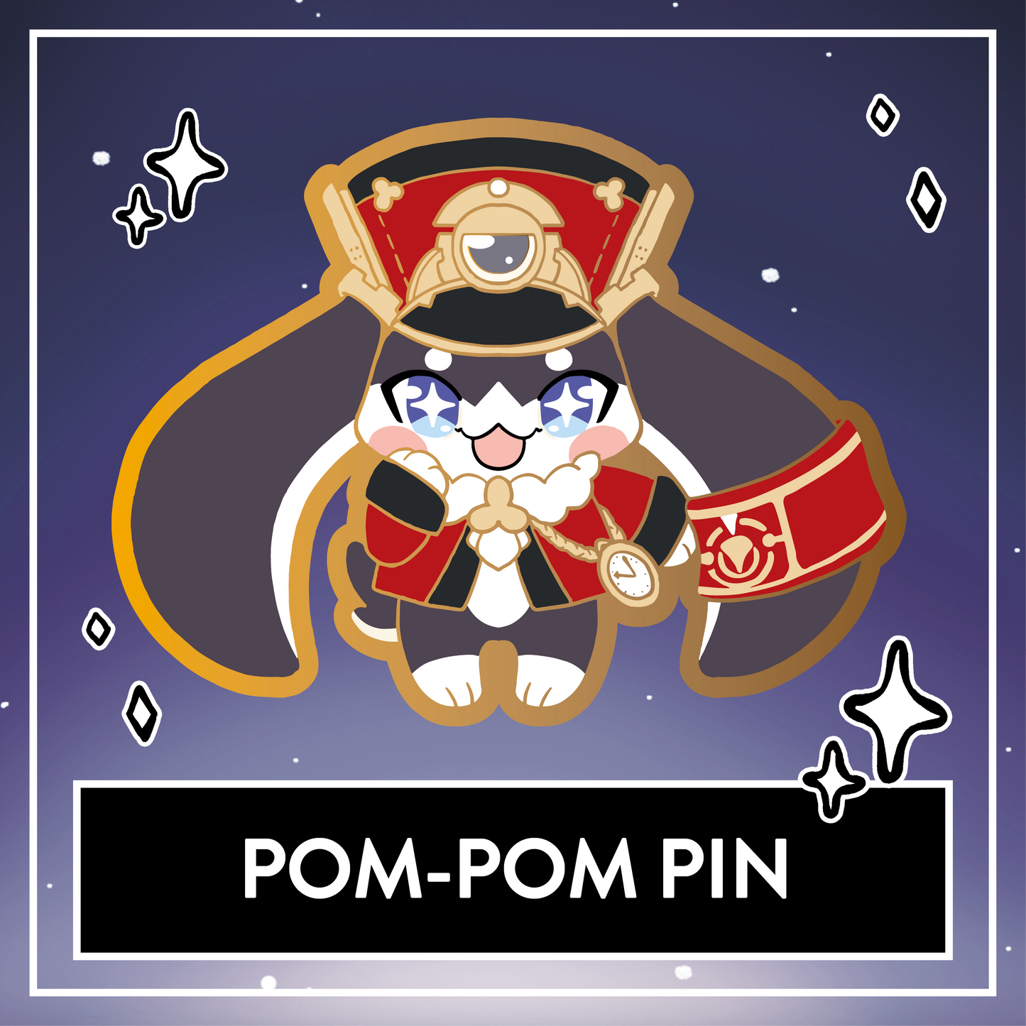 Pom-Pom Honkai Star Rail Hard Enamel Pin
