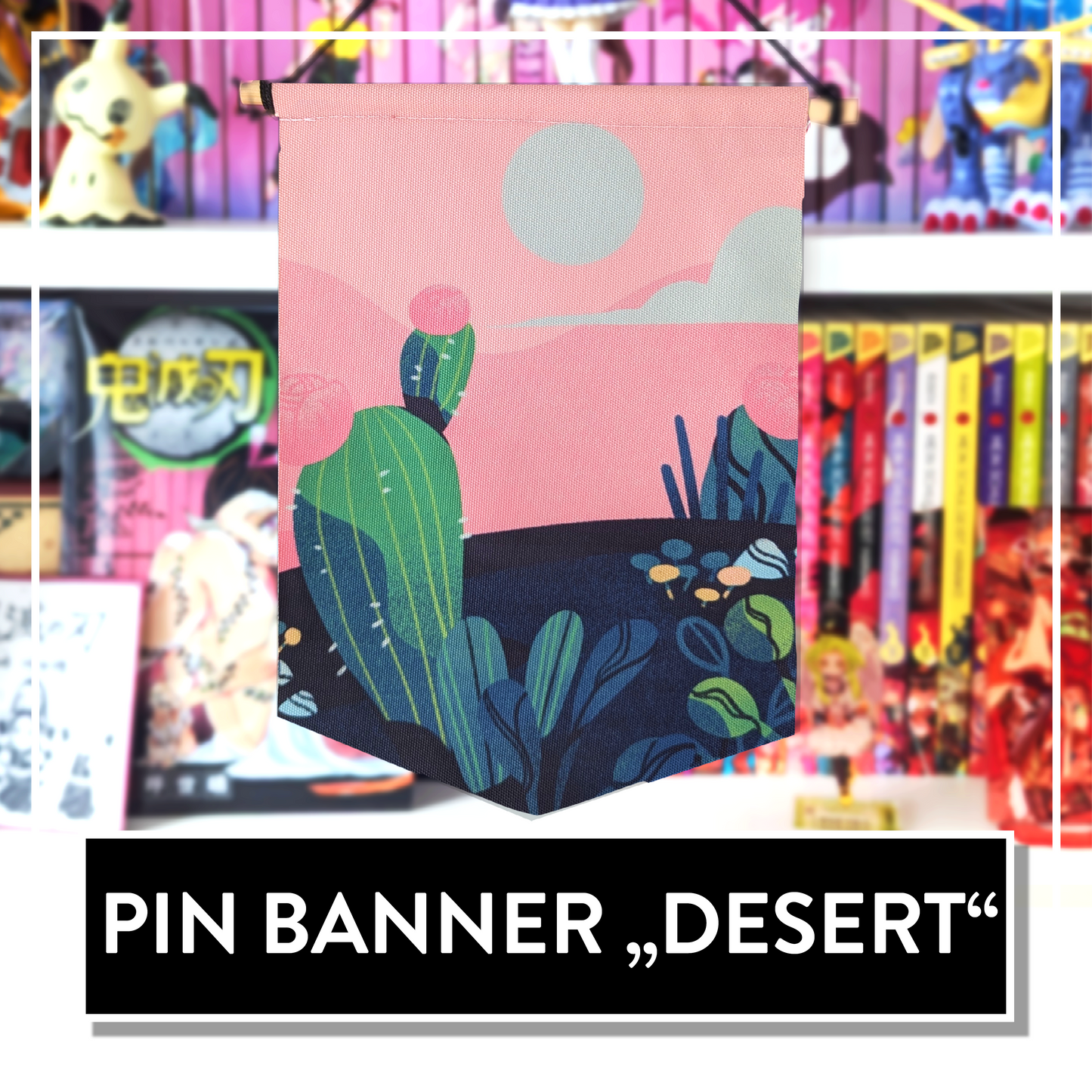 Pin Banner Desert