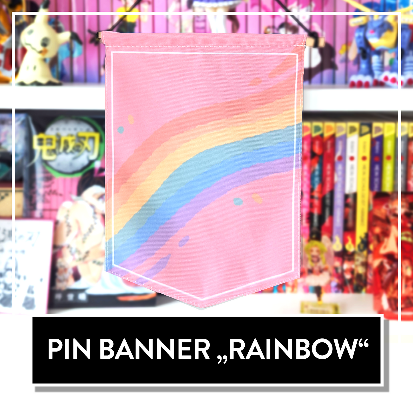 Pin Banner Rainbow