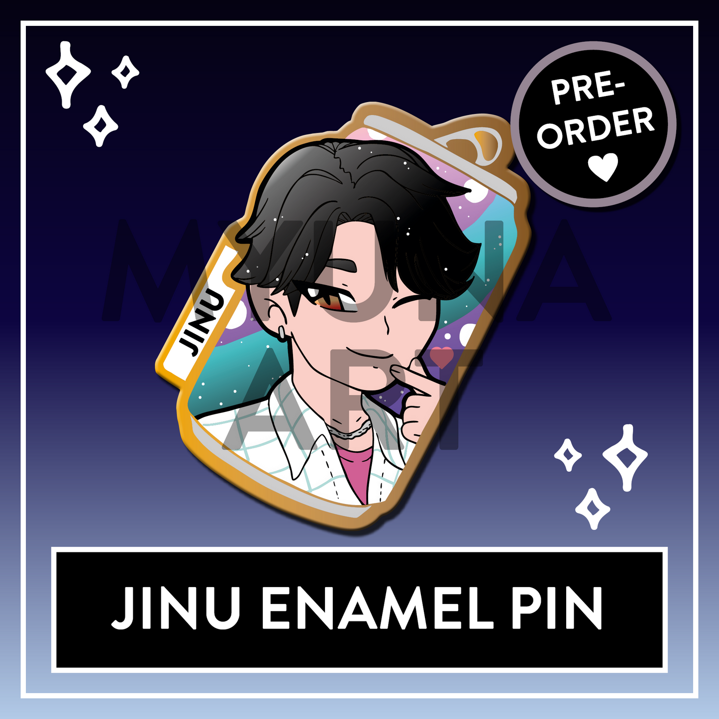 PREORDER Jinu Saja Boys Demon Hunters Enamel Pin - KPop Pin