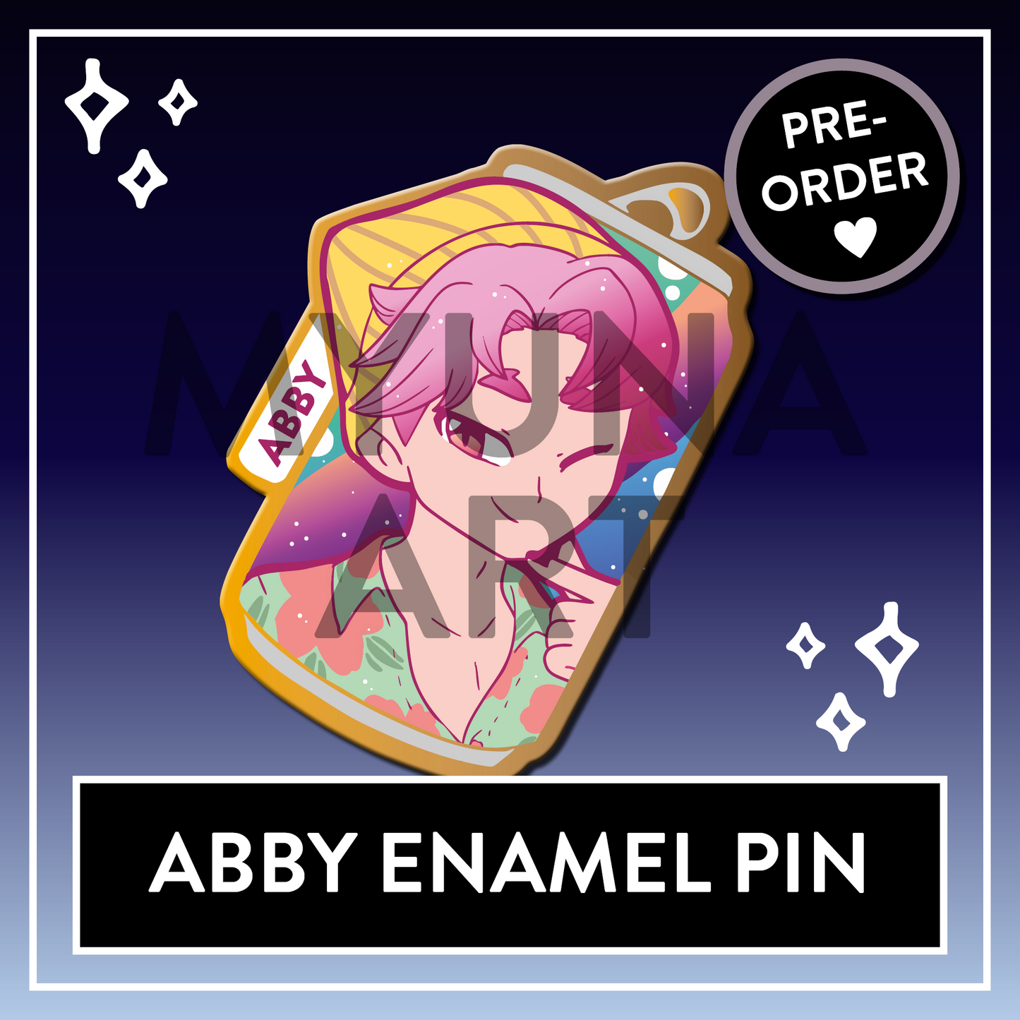 PREORDER Abby Saja Boys Demon Hunters Enamel Pin - KPop Pin