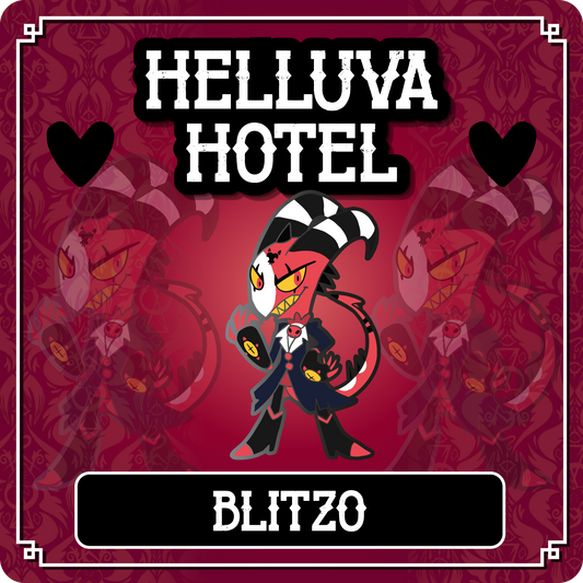 PREORDER Blitzo - Helluva Boss // Helluva Hotel Pin