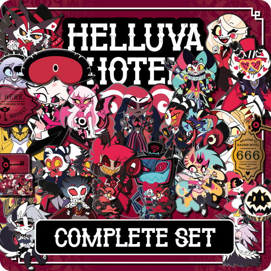 PREORDER Complete Collection - Hazbin Hotel & Helluva Boss // Helluva Hotel Merch Bundle