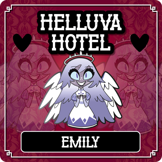 PREORDER Emily - Hazbin Hotel // Helluva Hotel Pin