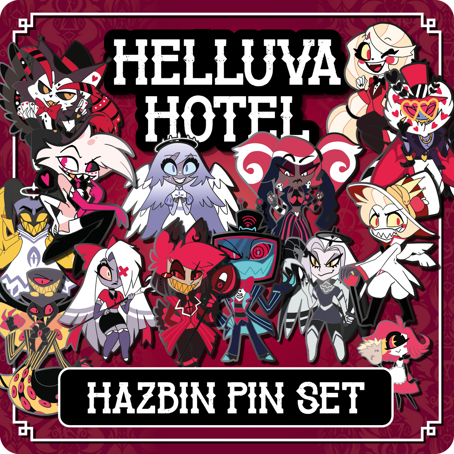 Hazbin Collection - Hazbin Hotel // Helluva Hotel Pin Bundle