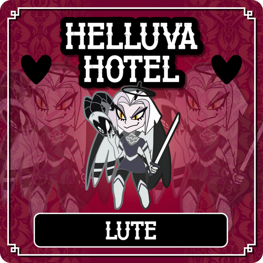 PREORDER Lute - Hazbin Hotel // Helluva Hotel Pin