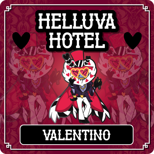 PREORDER Valentino - Hazbin Hotel// Helluva Hotel Pin