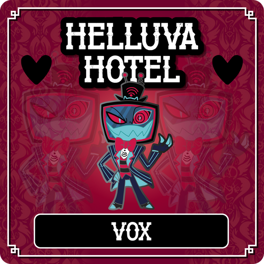 PREORDER Vox - Hazbin Hotel // Helluva Hotel Pin