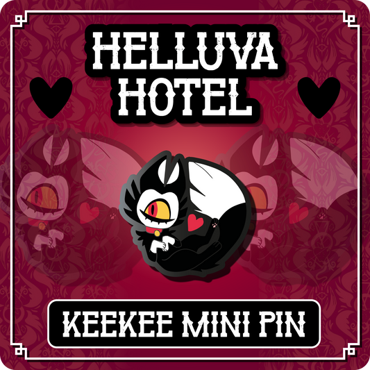 PREORDER Keekee - Hazbin Hotel // Helluva Hotel Mini Pin