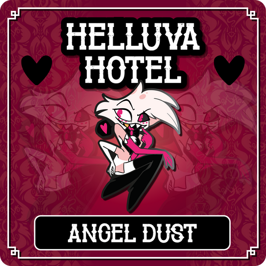 PREORDER Angel Dust - Hazbin Hotel // Helluva Hotel Pin