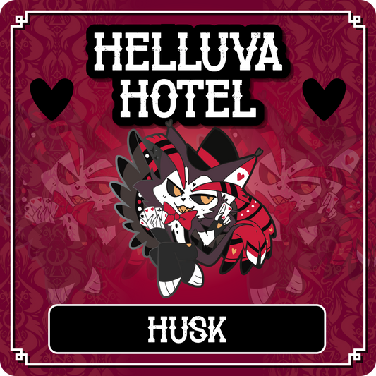 PREORDER Husk - Hazbin Hotel // Helluva Hotel Pin
