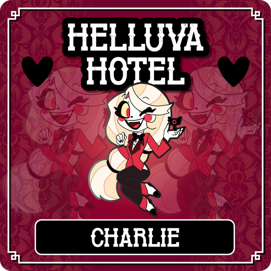PREORDER Charlie - Hazbin Hotel // Helluva Hotel Pin