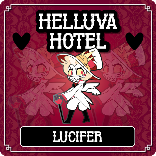 PREORDER Lucifer - Hazbin Hotel // Helluva Hotel Pin
