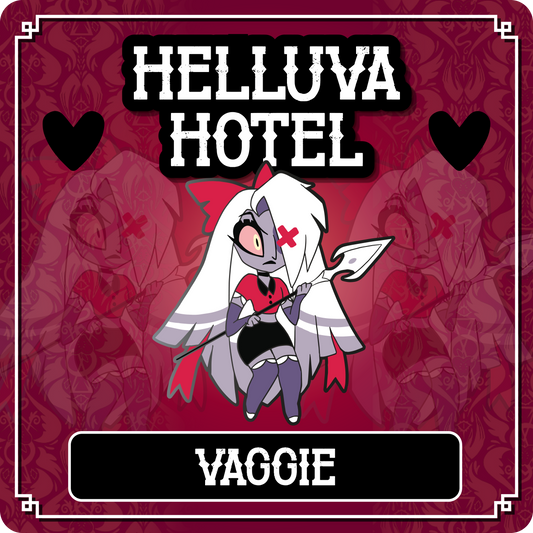 PREORDER Vaggie - Hazbin Hotel // Helluva Hotel Pin