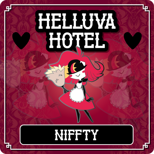 PREORDER Niffty - Hazbin Hotel // Helluva Hotel Pin