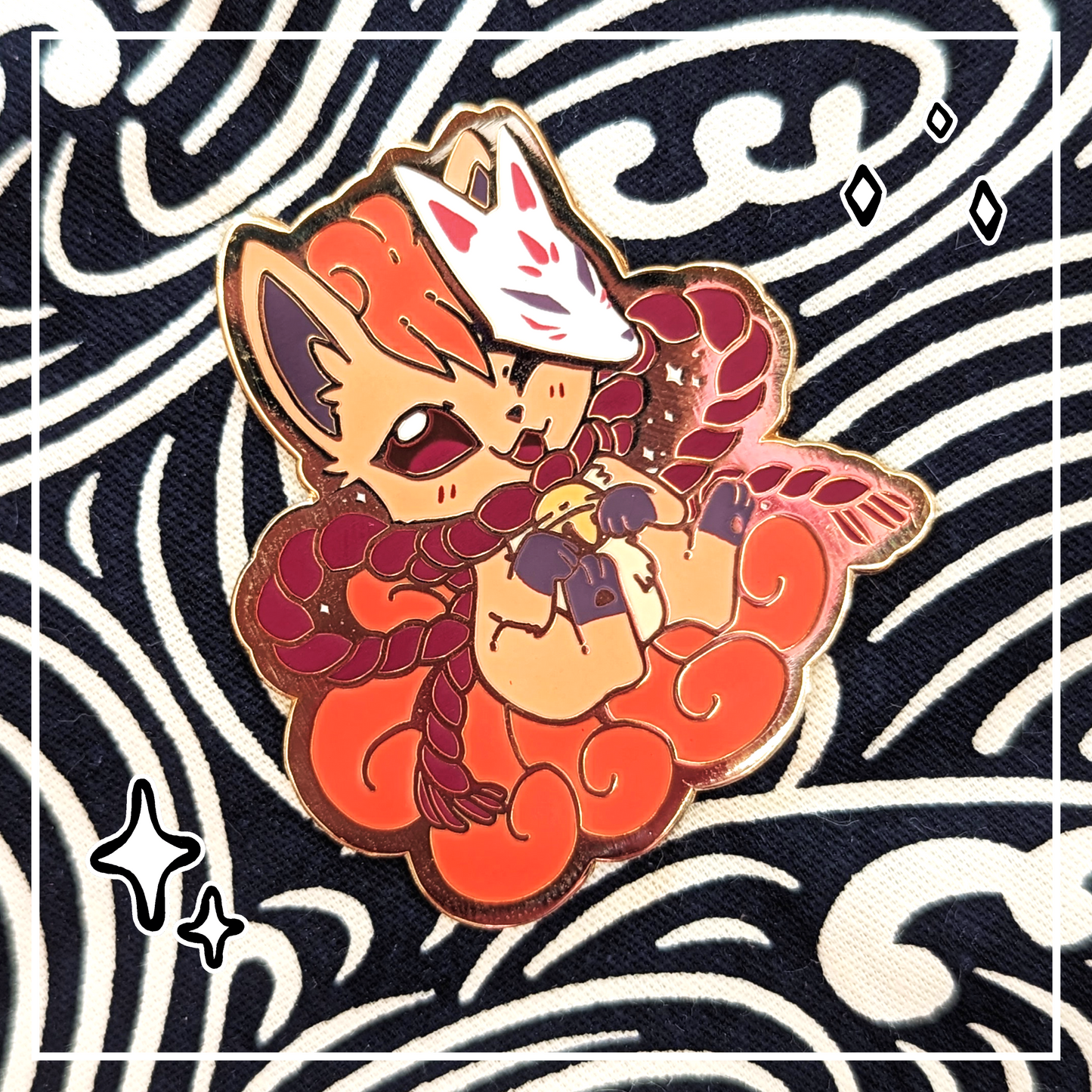 Kitsune Vulpix Pin