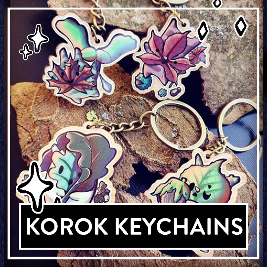 Zelda Korok Native Forests Charms – Cute Cherry Wood Charms