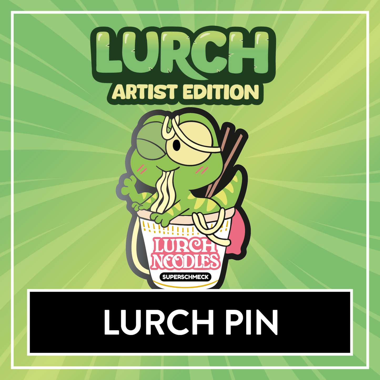 Lurch Official GRNK Shop x Myuna Art Enamel Pin