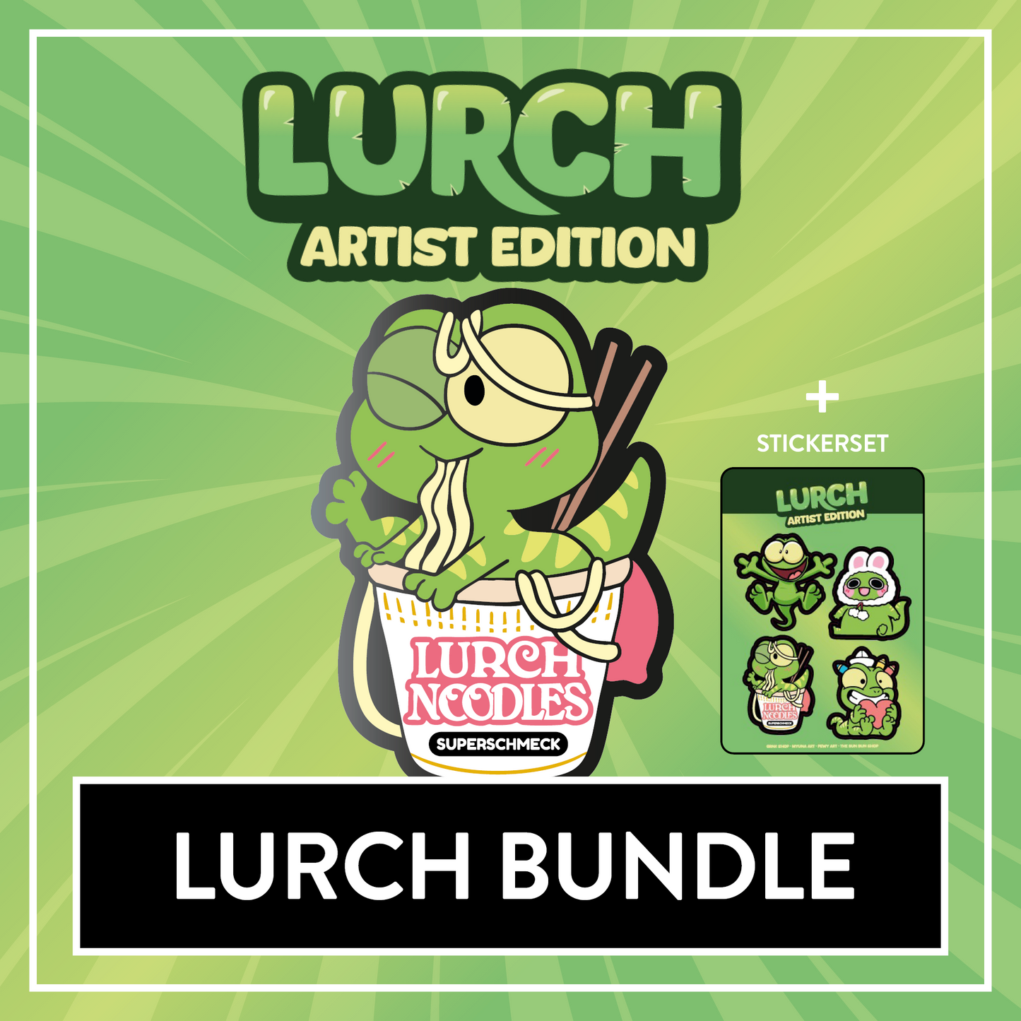 Lurch Official GRNK Shop x Myuna Art Enamel Pin