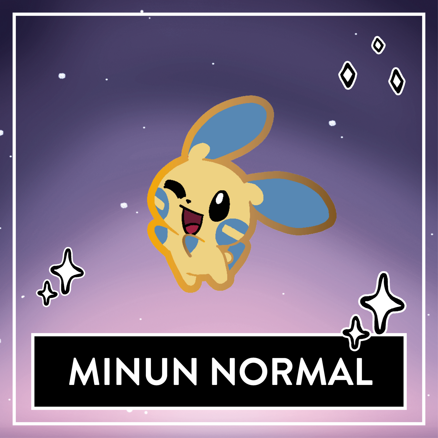 Plusle & Minun Mini Pins (Normal & Shiny)