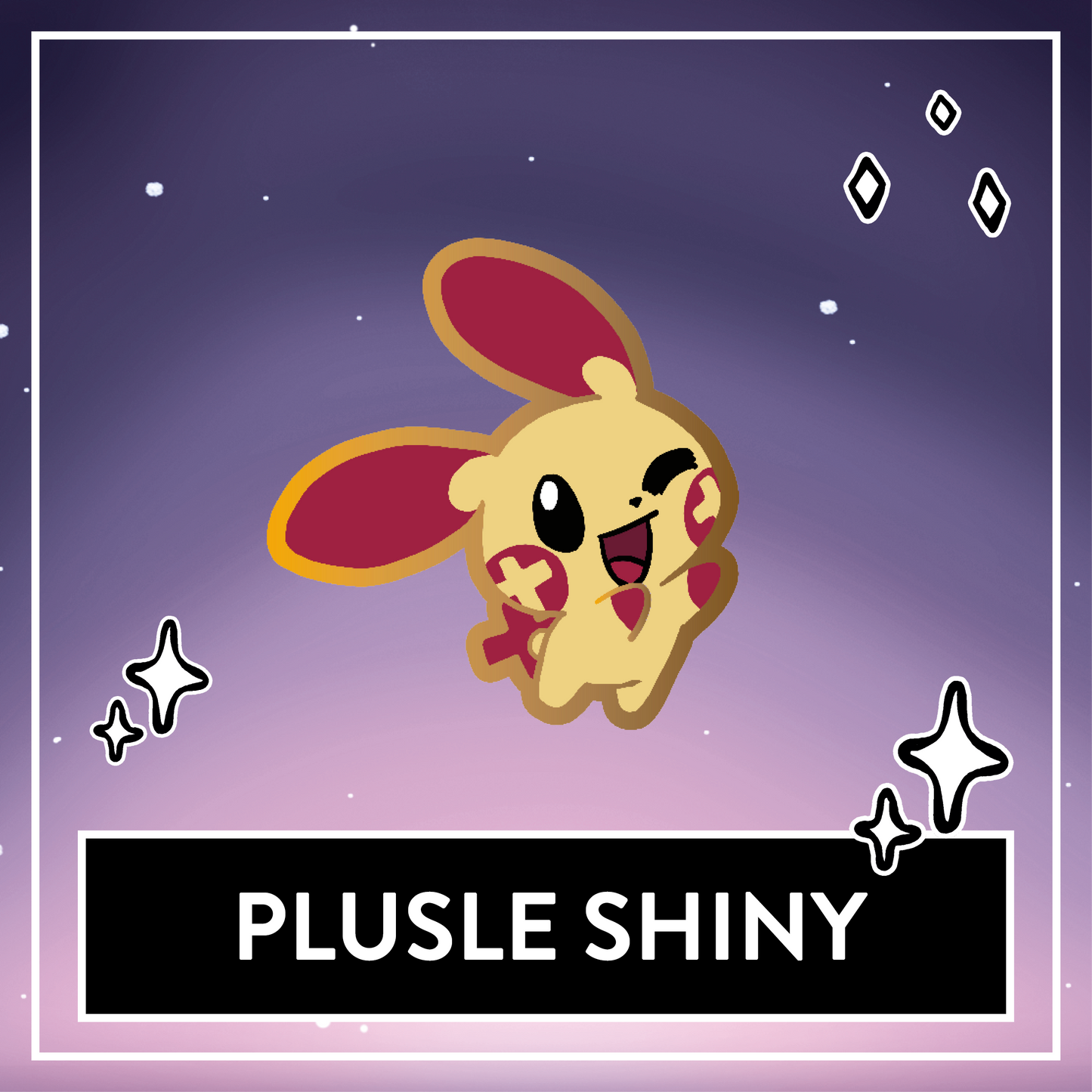 Plusle & Minun Mini Pins (Normal & Shiny)