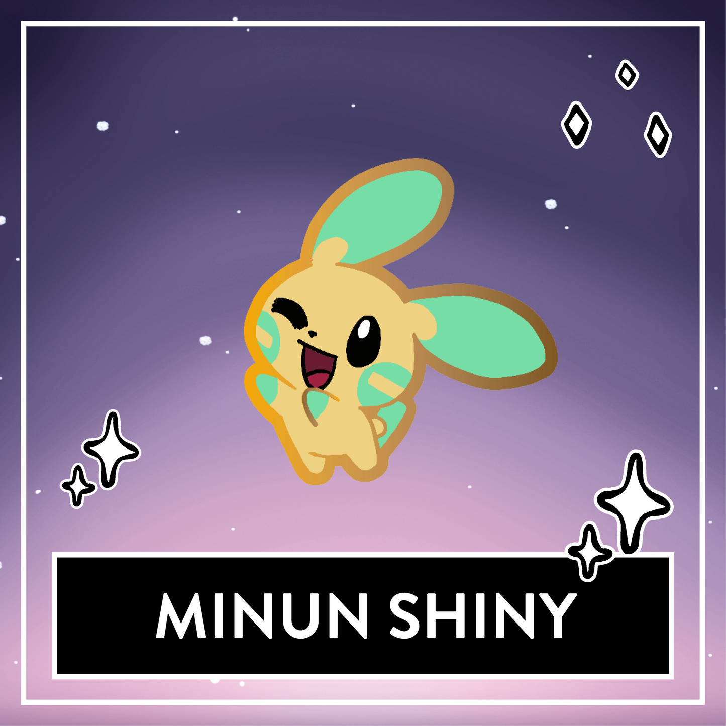 Plusle & Minun Mini Pins (Normal & Shiny)