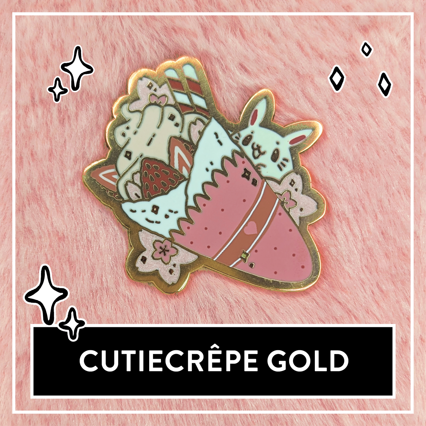 Sakura Snacks - Cutiecrêpe Pin Gold