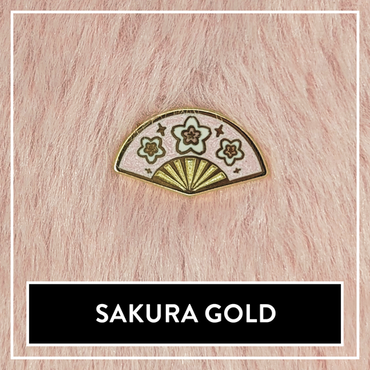 Sakura Snacks - Sakura Fan Boardfiller Mini Pin Gold