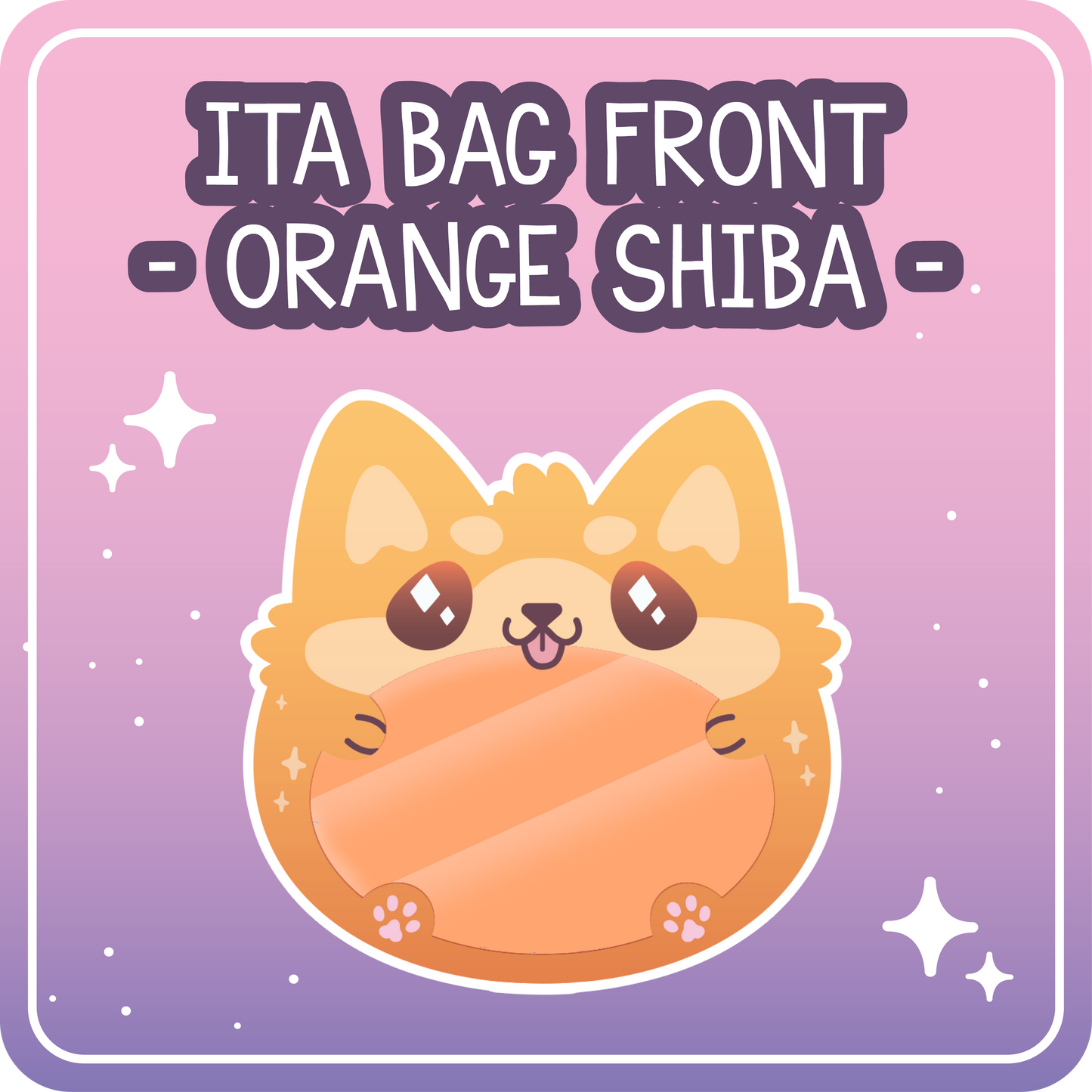 Kawaii Kompanions Ita Bag Bundle Orange Shiba