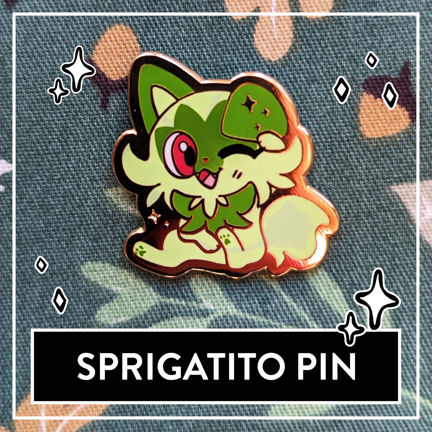 Cute Paldea Starter Friends - Set & Single Mini Hard Enamel Pins