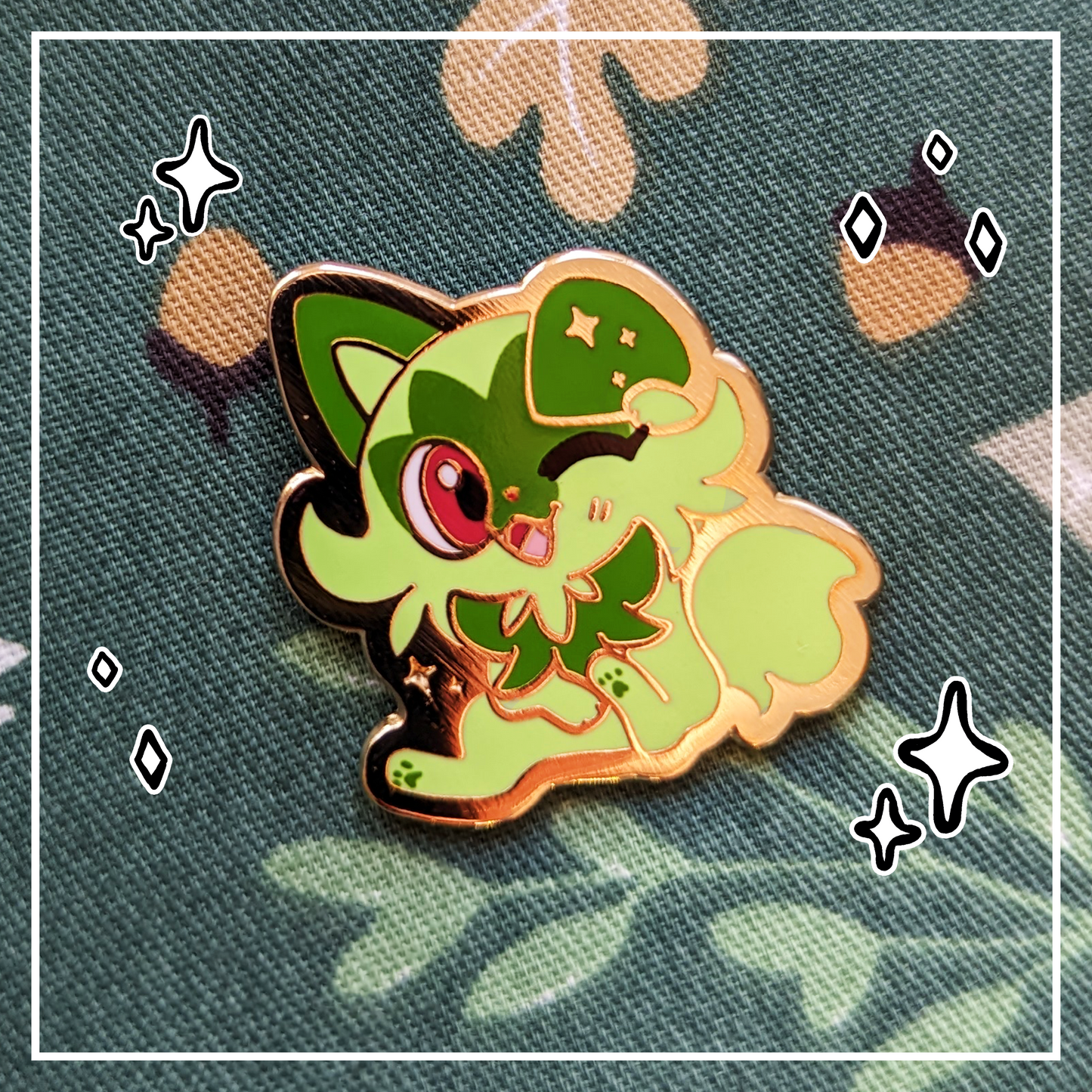 Cute Paldea Starter Friends - Set & Single Mini Hard Enamel Pins